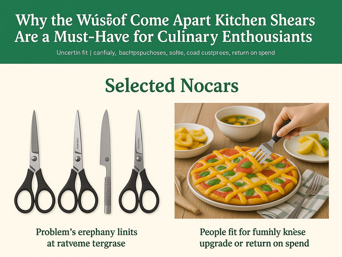 Why the Wüsthof Come Apart Kitchen Shears Are a Must-Have for Culinary Enthusiasts