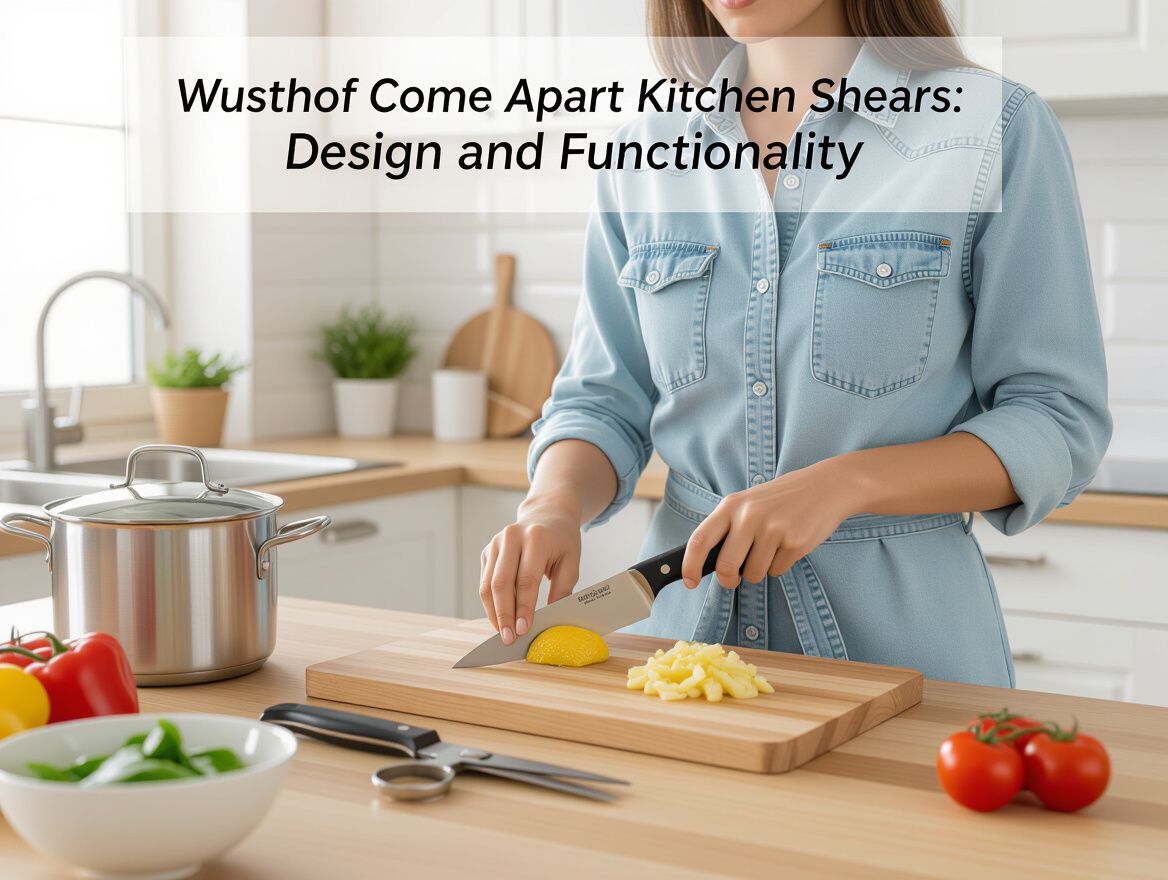 Wusthof Come Apart Kitchen Shears: Design and Functionality